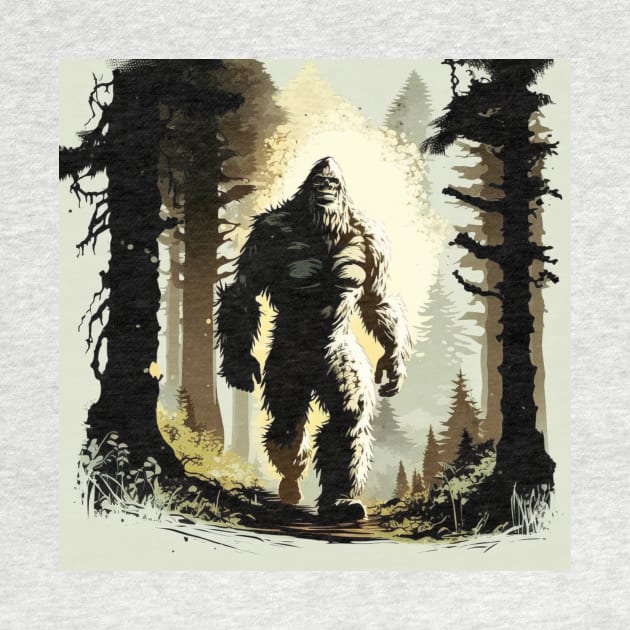 Bigfoot out for a Stroll by Star Scrunch